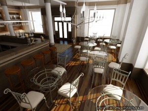 Randare 3D Interioare Restaurant
