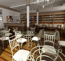 Randari 3D Interior Restaurant