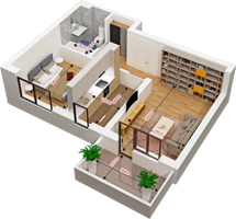 Randari 3d Apartamente Envogue Residence
