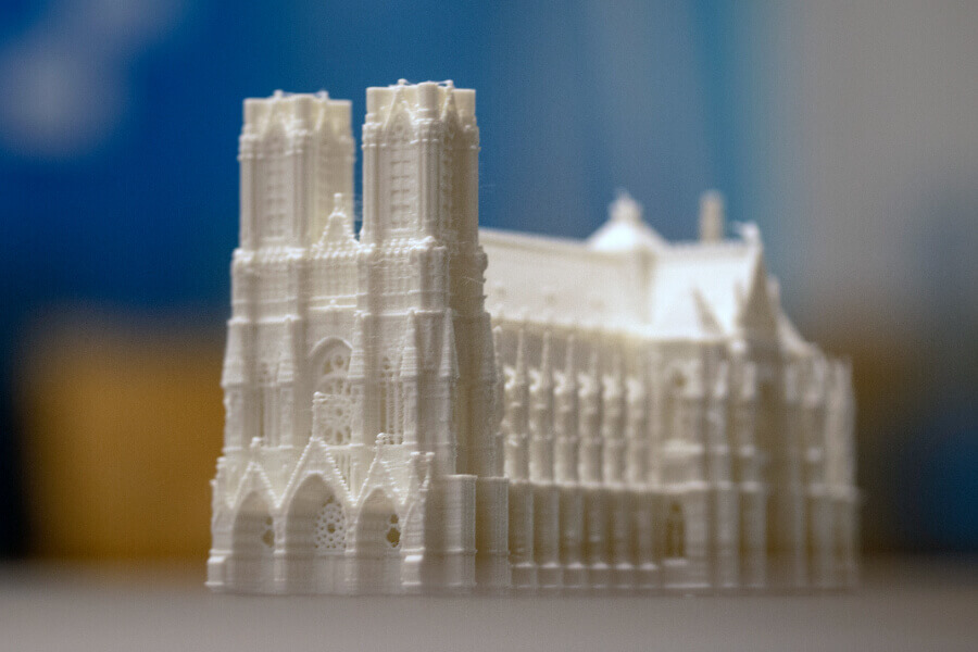 Catedrala Reims Print 3D