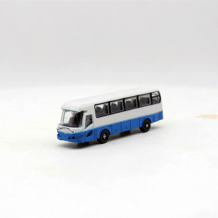 macheta autobuz albastru