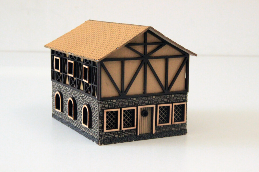 Macheta Casa cu etaj stil Tudor