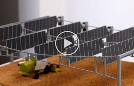 Macheta Sistem Agrofotovoltaic