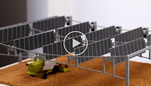Macheta Sistem Agrofotovoltaic