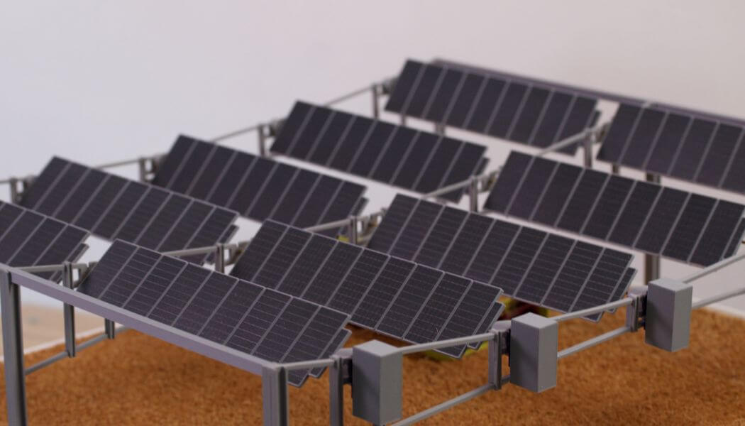 macheta ferma fotovoltaica