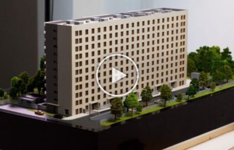 Macheta Arhitectura Bloc Locuinte