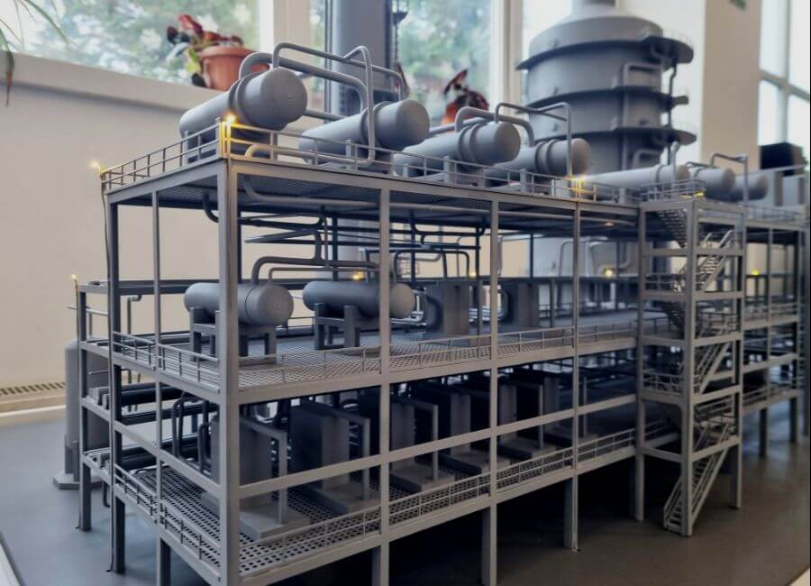 Macheta instalatie Captare a CO2