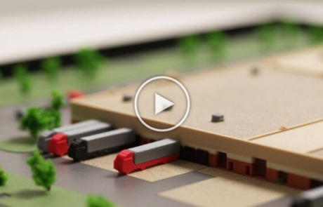 macheta centru logistic