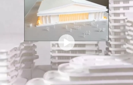 Machete de arhitectura albe