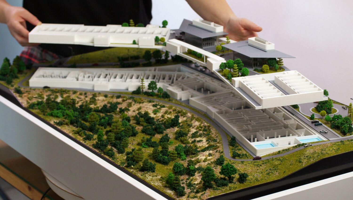 macheta demontabila centru date