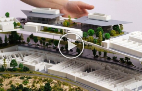 Machete de arhitectura cu acoperis detasabil