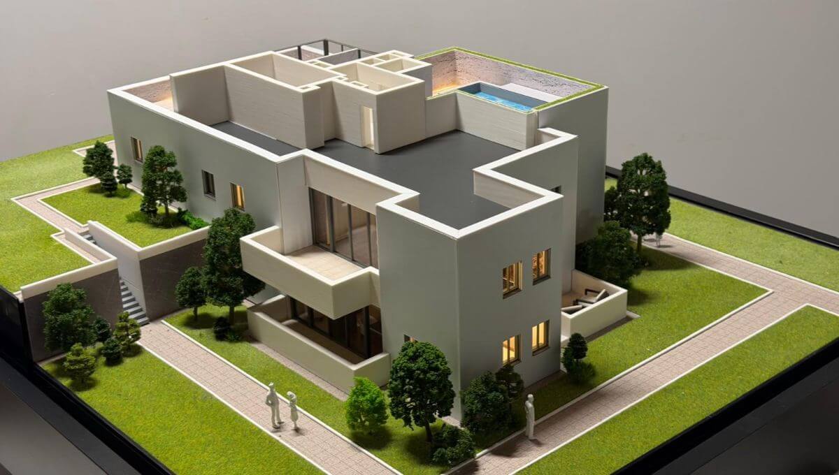 macheta arhitectura vila lux